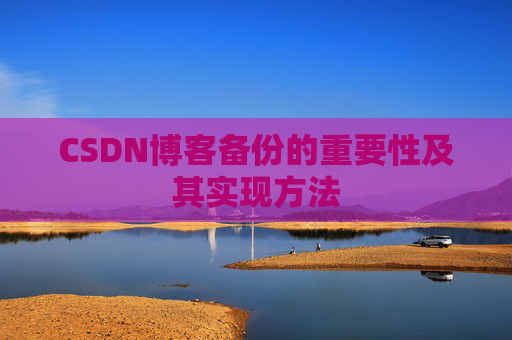CSDN博客备份的重要性及其实现方法